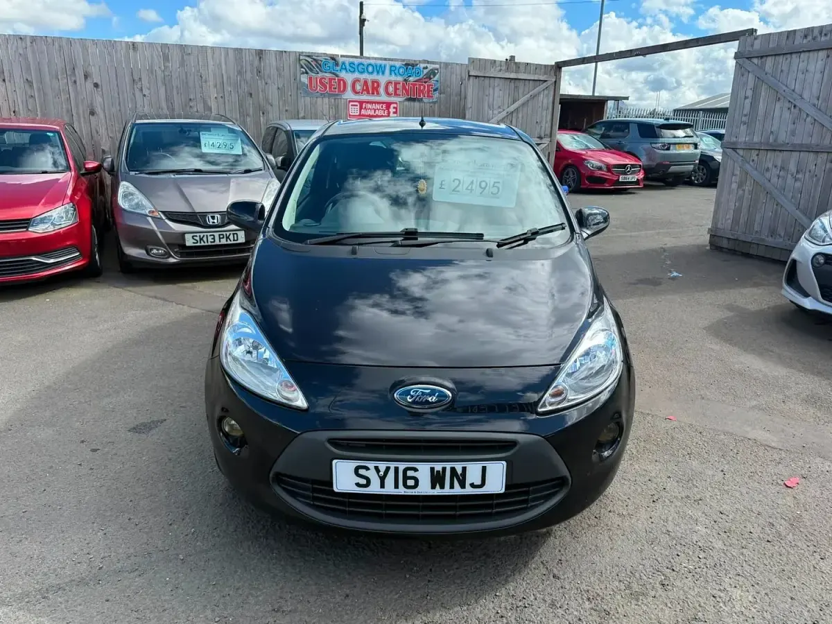 Used Ford Ka Zetec 2016 Black Hatchback