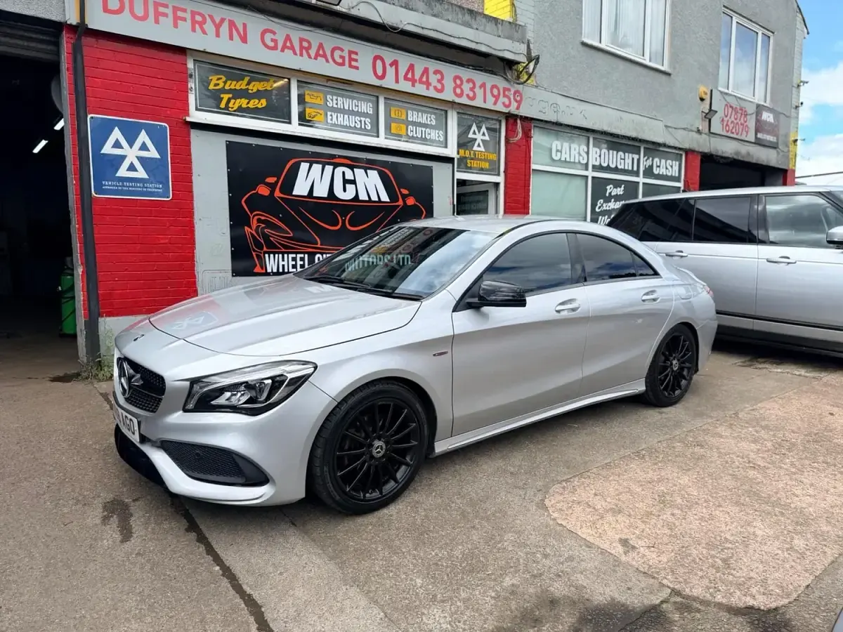 Used Mercedes CLA200 AMG line 156 HP (114 kW) 2018 Silver Sedan