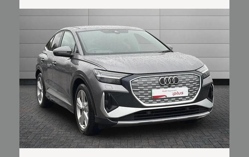 Grey Used 2023 Audi Q4 Sportback e-tron S-Line SUV | £28,550 (Fair price) - Image 1/3