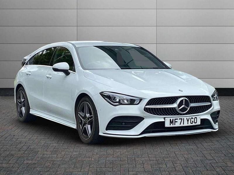 White Used 2021 Mercedes CLA180 AMG line Sedan | £20,990 (Super price) - Image 1/4