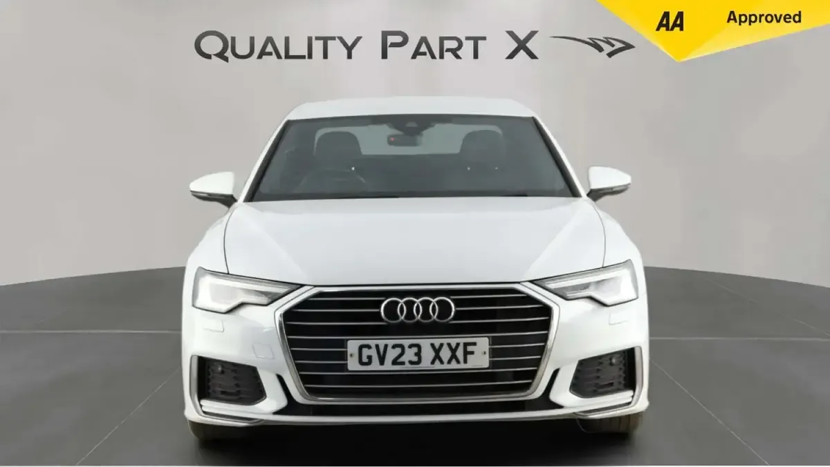 Used Audi A6 S-Line 204 HP (150 kW) 2023 White Sedan