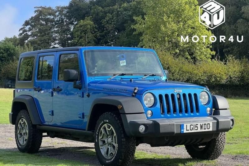 Blue Used 2015 Jeep Wrangler Rubicon SUV | £26,990 (Fair price) - Image 1/1