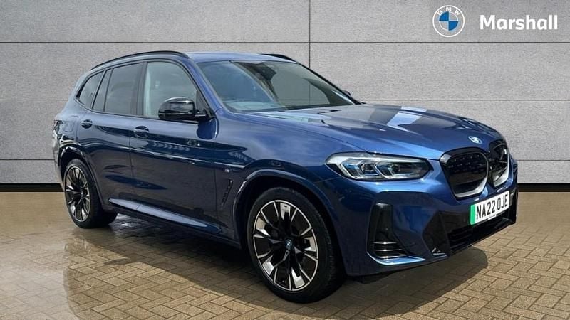 Blue Used 2022 BMW iX3 M Sport SUV | £32,850 (Fair price) - Image 1/4