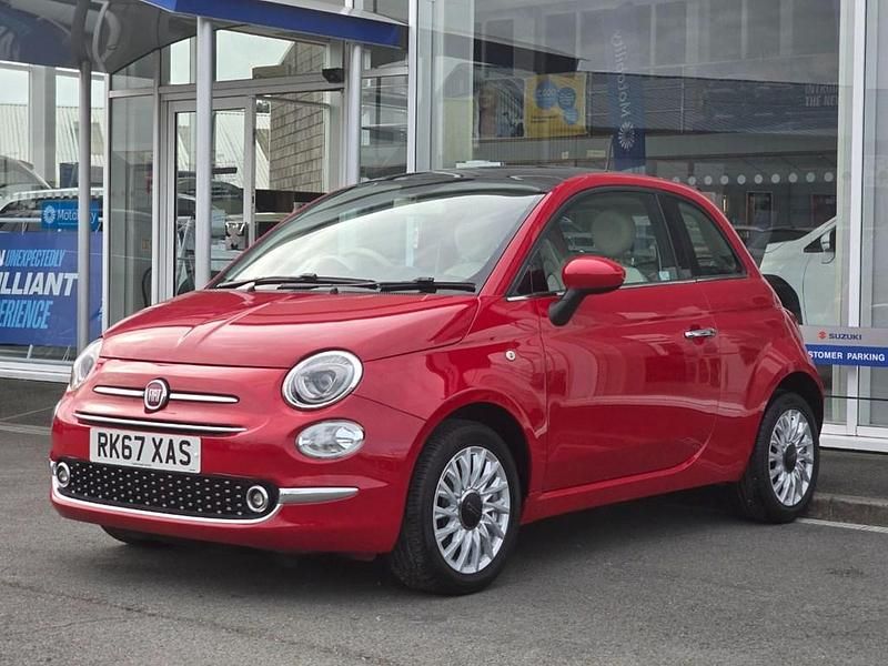 Używany Fiat 500 Lounge 69 KM (50 kW) 2017 Czerwony Hatchback