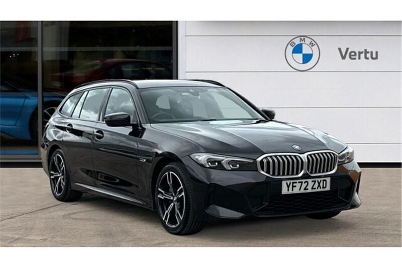 Black Used 2022 BMW 330e M Sport Estate | £26,656 (A bit pricey) - Image 1/4