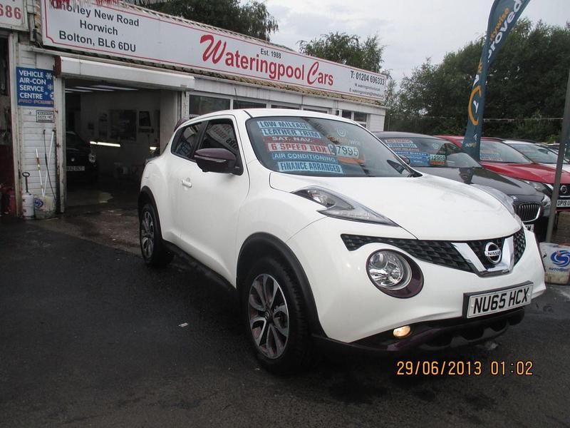 White Used 2015 Nissan Juke Tekna SUV | £7,995 (A bit pricey) - Image 1/4