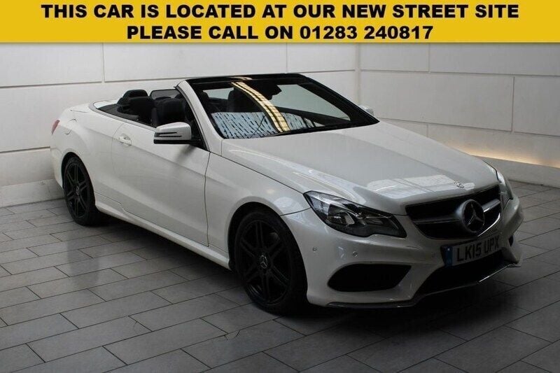 White Used 2015 Mercedes E250 AMG line Cabriolet | £10,700 (Good price) - Image 1/3