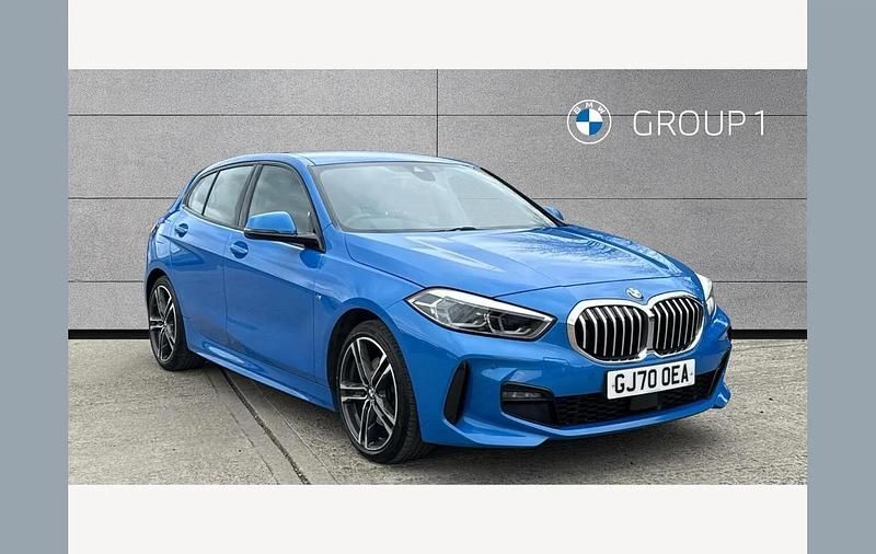 Used BMW 118 M Sport 138 HP (101 kW) 2020 Blue Hatchback