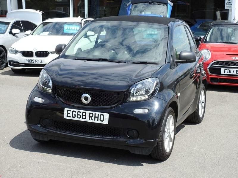 Black Used 2019 Smart ForTwo Coupé Passion Coupe | £6,985 (Good price) - Image 1/4