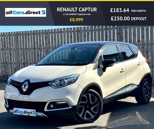 White Used 2016 Renault Captur Signature SUV | £8,999 (A bit pricey) - Image 1/1