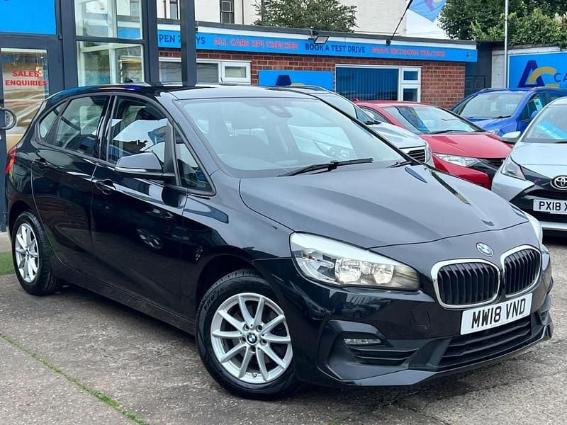 Black Used 2018 BMW 218 Hatchback | £7,380 (Good price) - Image 1/4