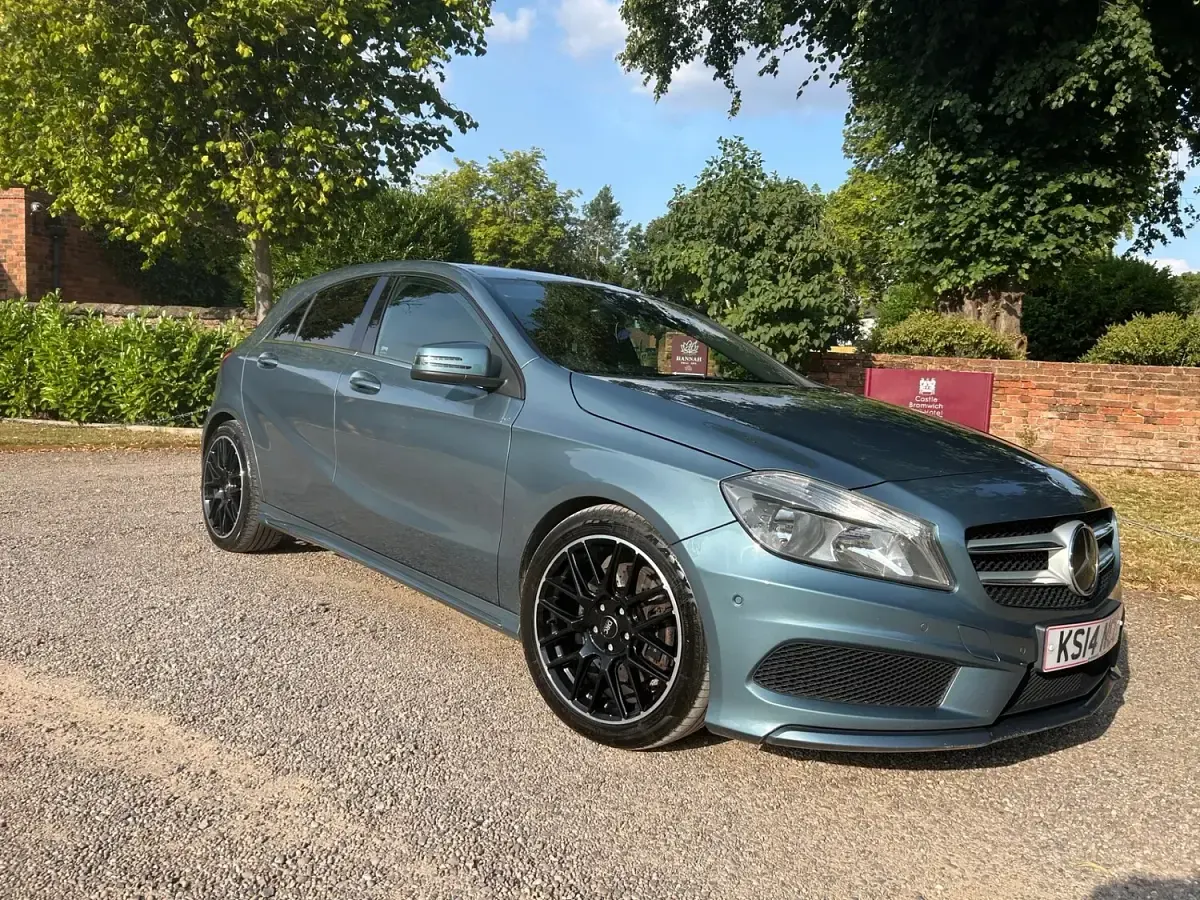 Used Mercedes A220 AMG 170 HP (125 kW) 2014 Blue Hatchback