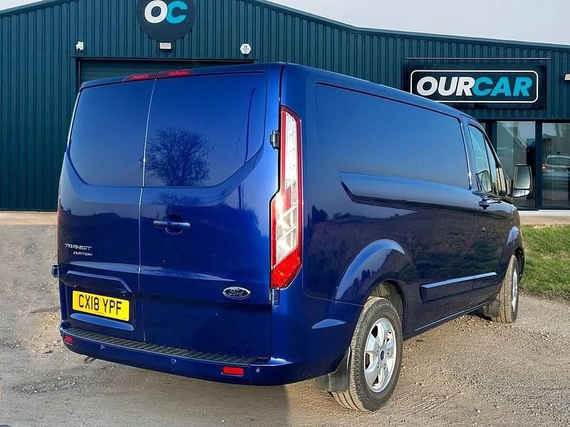Used Ford Transit Custom Limited 130 HP (95 kW) 2018 Blue Van
