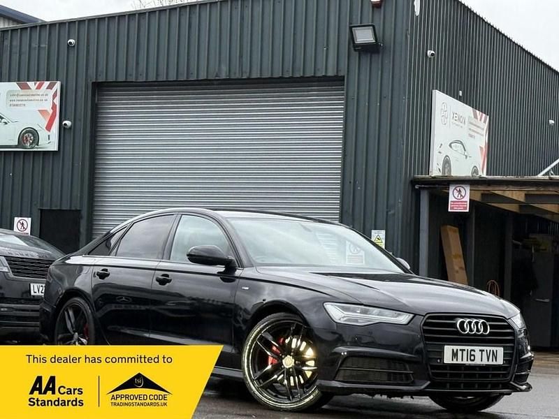 Used Audi A6 Black Edition 190 HP (139 kW) 2016 Black Sedan