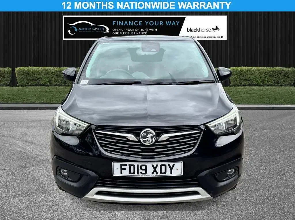 Used Vauxhall Crossland X S 110 HP (80 kW) 2019 Black SUV