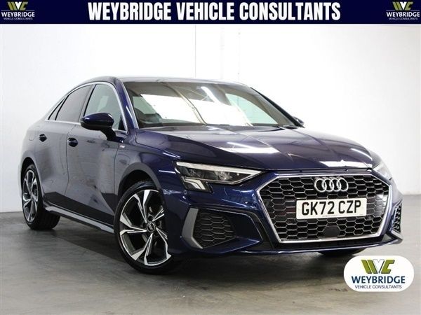 Navarra blue Used 2022 Audi A3 S-Line Sedan | £22,995 (Fair price) - Image 1/1