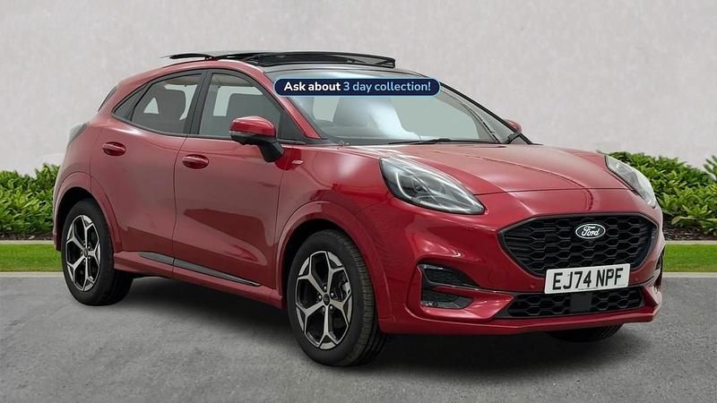 Red Used 2024 Ford Puma ST-Line SUV | £21,125 (A bit pricey) - Image 1/4