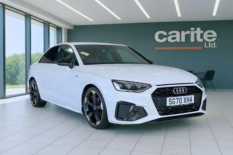 Used Audi A4 Black Edition 150 HP (110 kW) 2020 White Sedan