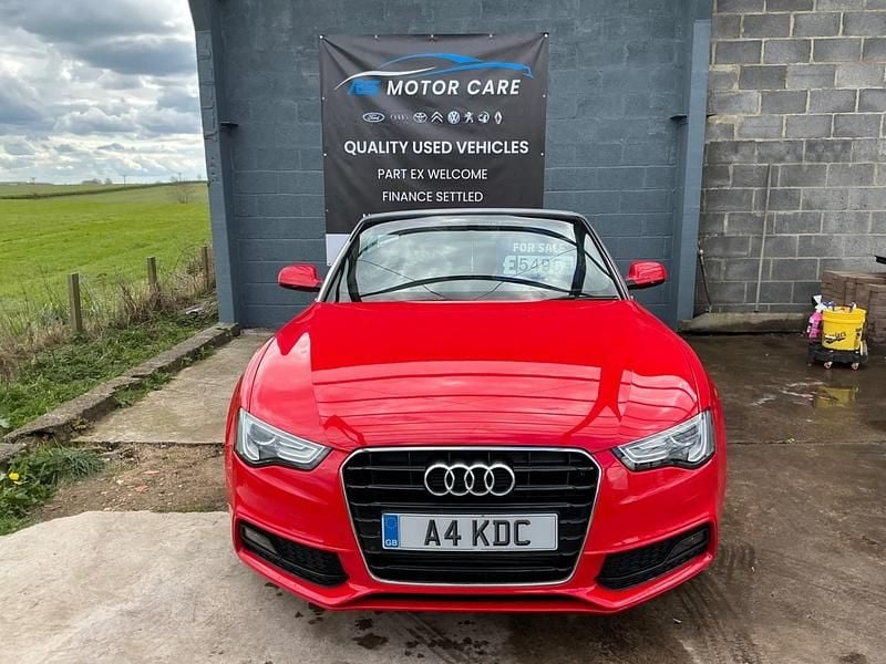 Used Audi A5 Cabriolet S-Line 2013 Red Cabriolet