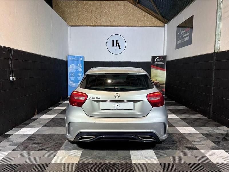 Used Mercedes A180 AMG line 109 HP (80 kW) 2016 Silver Hatchback