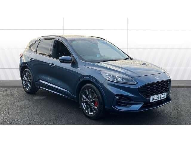 Blue Used 2021 Ford Kuga ST-Line SUV | £17,025 (Good price) - Image 1/4
