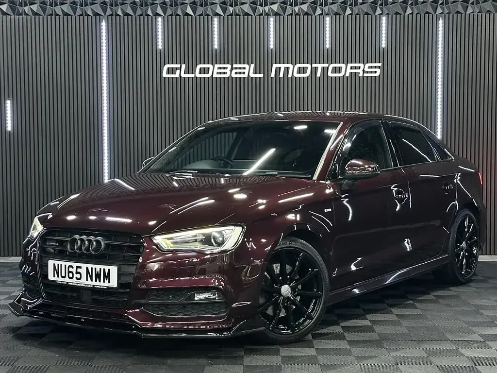 Used Audi A3 S-Line 184 HP (135 kW) 2015 Red Sedan