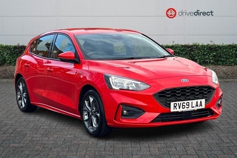 Red Used 2019 Ford Focus ST-Line Hatchback | £10,840 (Good price) - Image 1/4