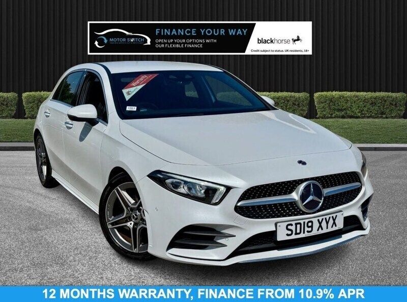 White Used 2019 Mercedes A200 AMG line Hatchback | £16,495 (Fair price) - Image 1/4