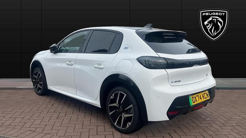 Used Peugeot e-208 GTi 114 kW (156 HP) 2024 White Hatchback