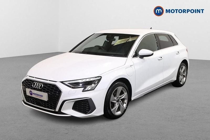 Used Audi A3 e-tron S-Line 2023 White Hatchback