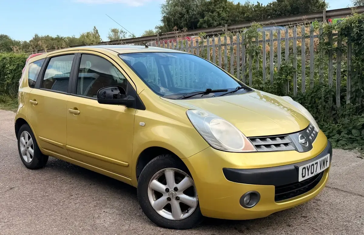 Used Nissan Note SE 2007 Yellow Hatchback