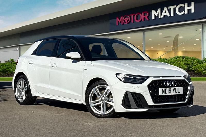 Used Audi A1 Sportback S-Line 2019 White Hatchback