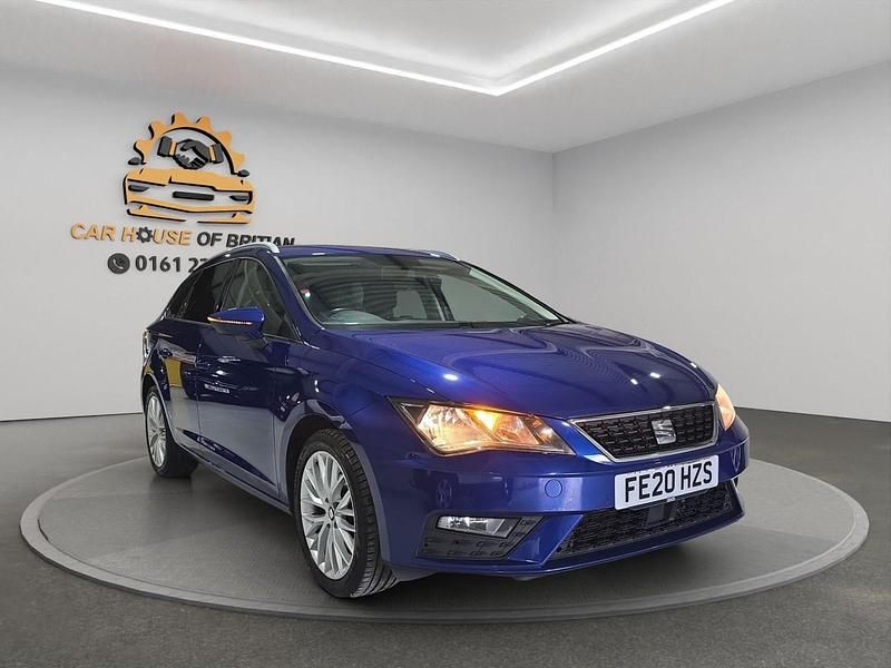 Used Seat Leon SE Dynamic 150 HP (110 kW) 2020 Blue Estate
