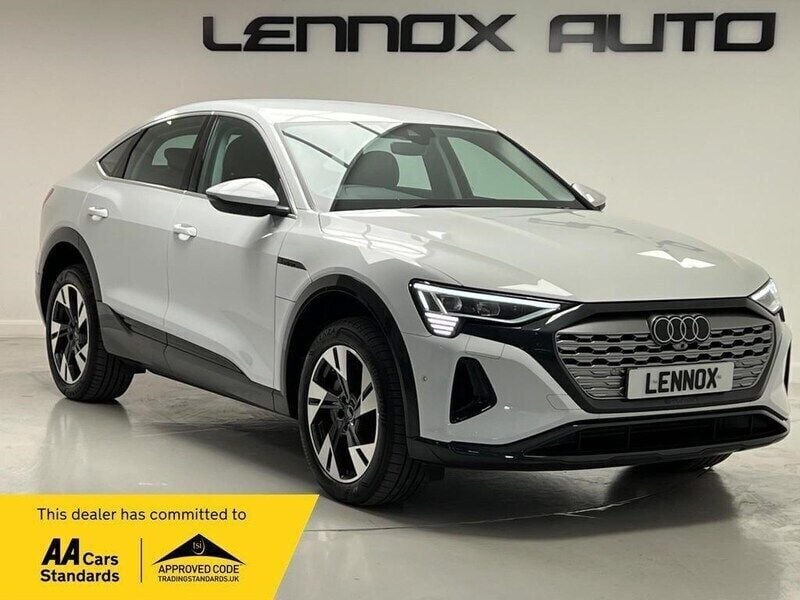 White Used 2023 Audi Q8 e-tron Sport SUV | £36,990 - Image 1/4