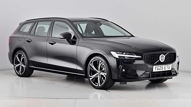Black Used 2025 Volvo V60 Plus Estate | £34,450 (Fair price) - Image 1/4