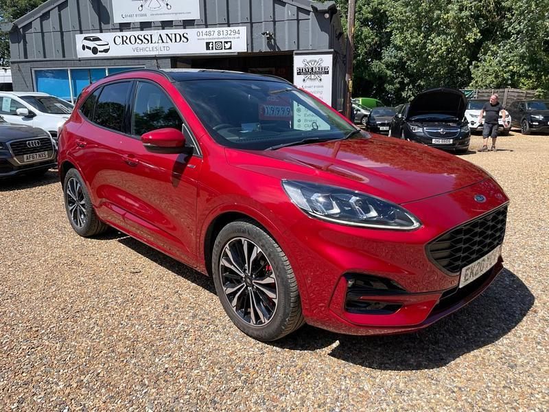 Red Used 2020 Ford Kuga ST-Line X SUV | £19,999 (Fair price) - Image 1/4