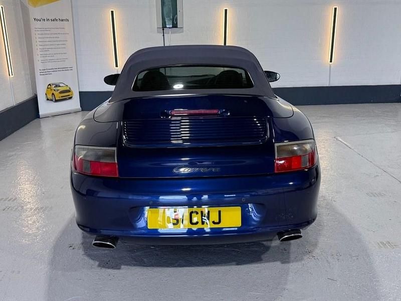 Used Porsche 911 320 HP (235 kW) 2002 Blue Cabriolet