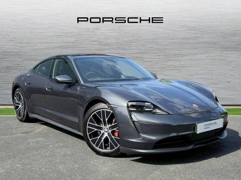 Volcano grey metallic Used 2020 Porsche Taycan 4S Sedan | £49,900 - Image 1/4