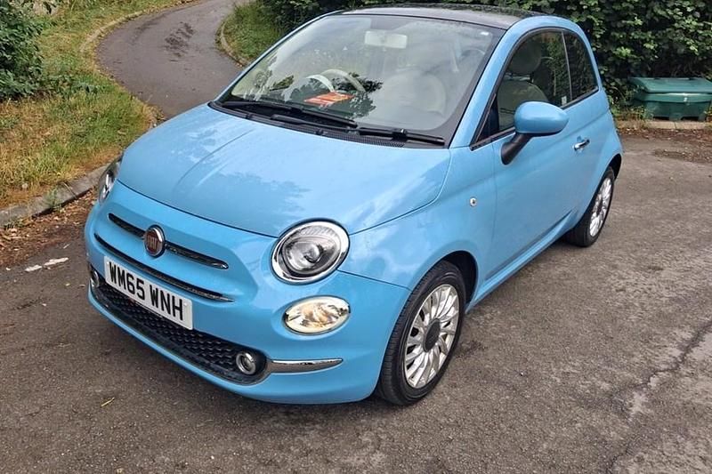 Blue Used 2015 Fiat 500 Lounge Hatchback | £5,995 (Fair price) - Image 1/1