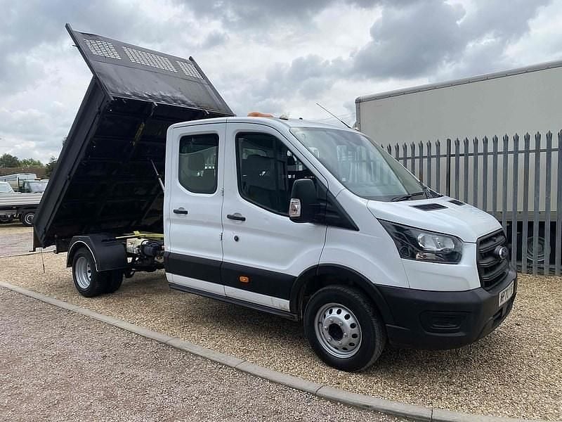 Frozen white (solid paint) Used 2021 Ford Transit | £14,749 (Super price) - Image 1/4