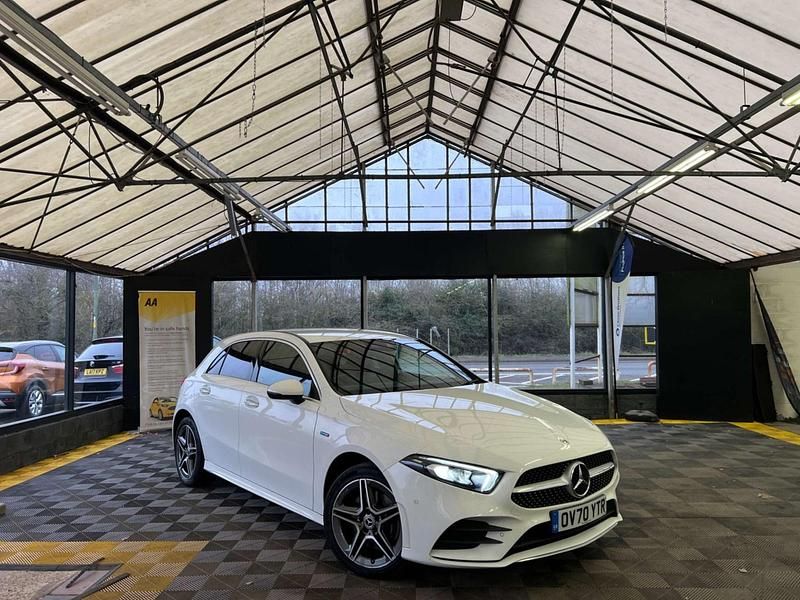 White Used 2020 Mercedes A250 AMG Line Premium Hatchback | £16,395 (Fair price) - Image 1/3