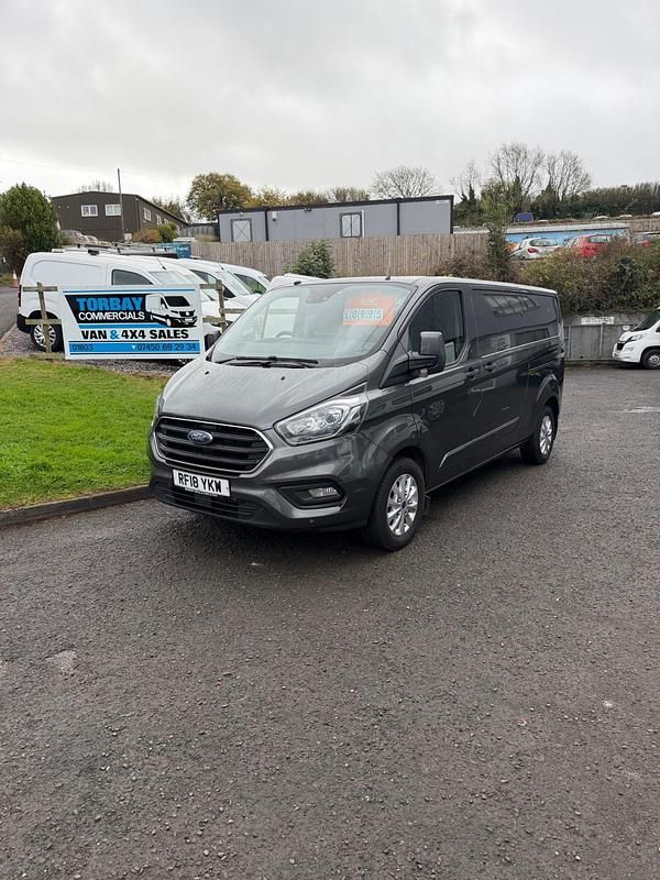 Grey Used 2018 Ford Transit Custom Limited Van | £8,995 (Expensive) - Image 1/4