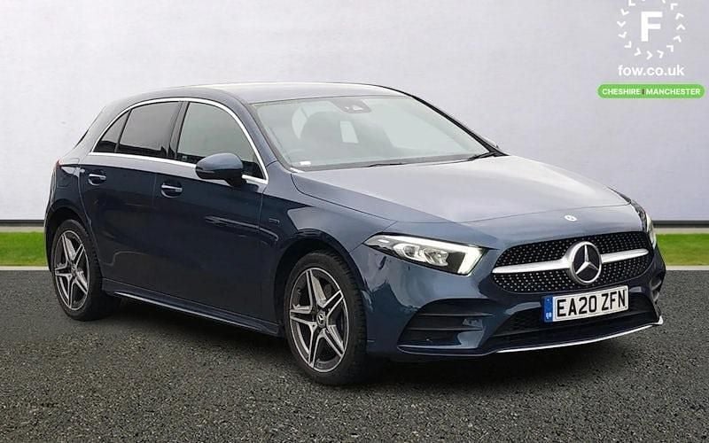 Blue Used 2020 Mercedes A250 AMG line Hatchback | £15,199 (Good price) - Image 1/3