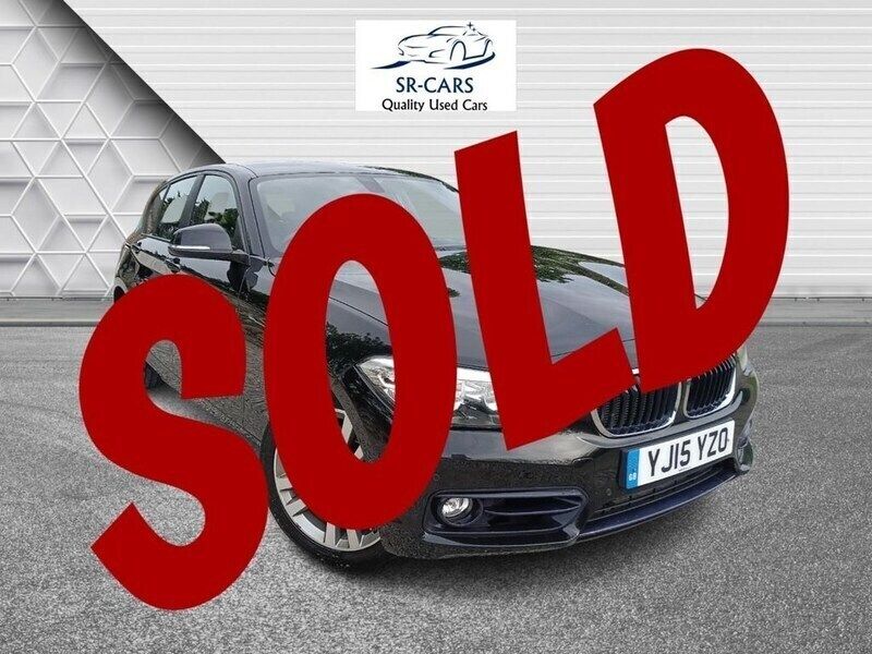 Black Used 2015 BMW 120 Sport Line Hatchback | £7,395 (Fair price) - Image 1/4