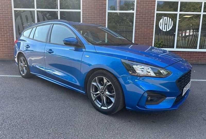 Blue Used 2020 Ford Focus ST-Line Estate | £8,250 (Super price) - Image 1/4