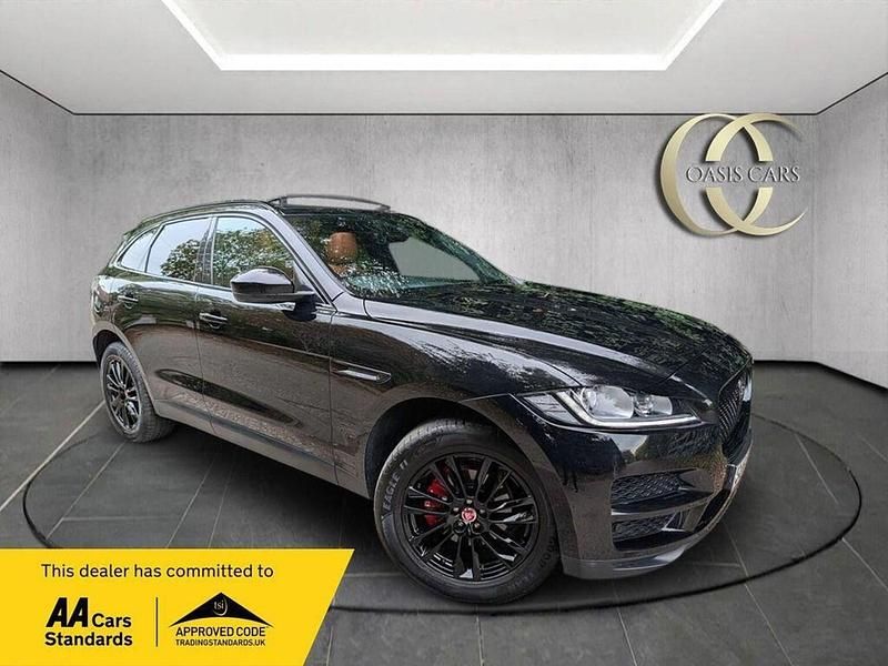 Black Used 2020 Jaguar F-Pace Portfolio SUV | £23,995 (A bit pricey) - Image 1/4