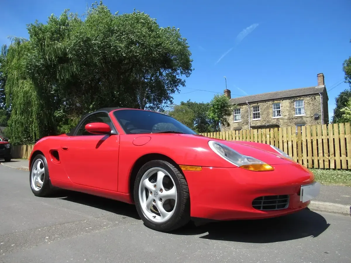 Used Porsche 986 Boxster 1998 Red Cabriolet