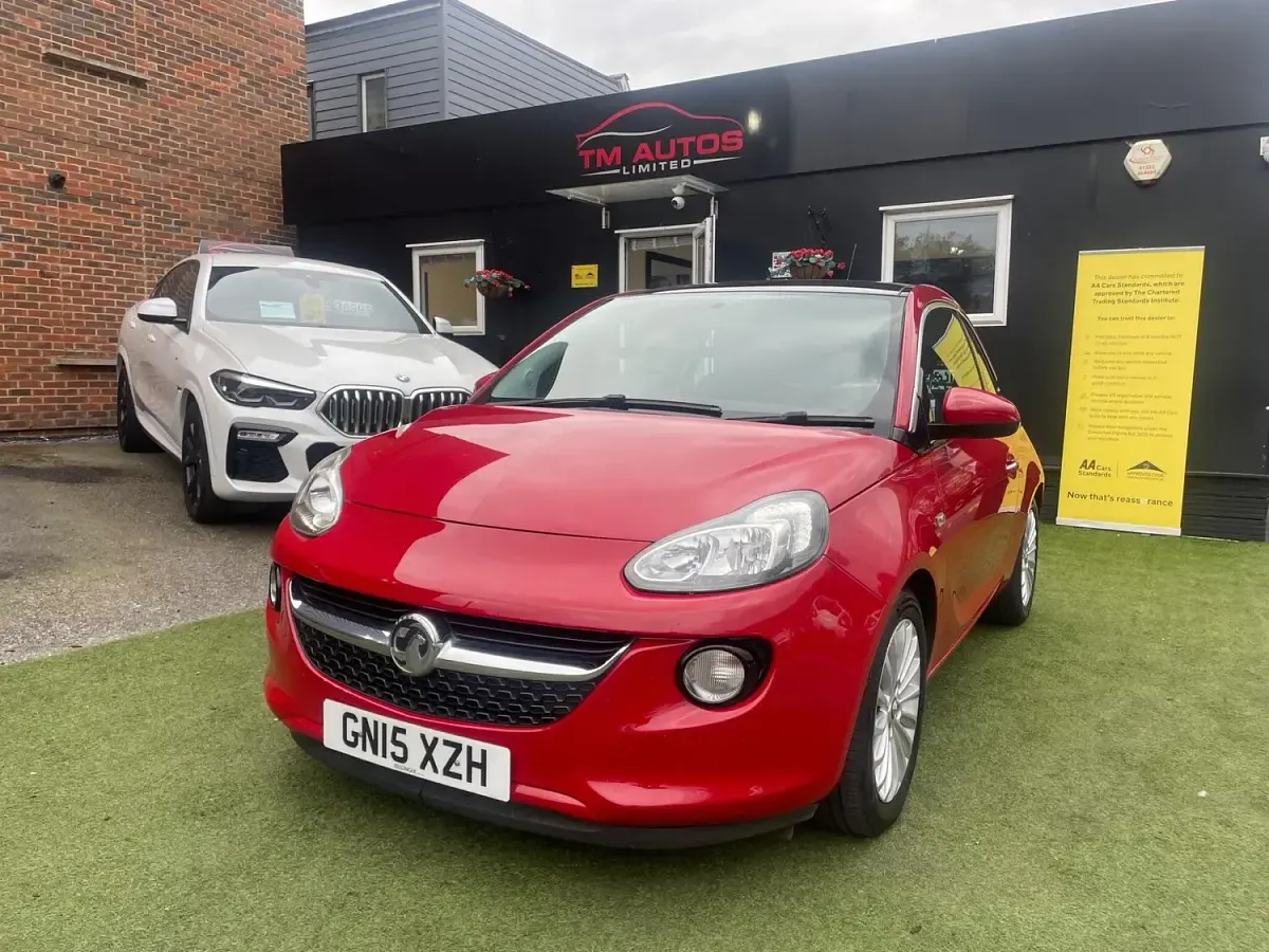 Used Vauxhall Adam Glam 70 HP (51 kW) 2015 Red Hatchback