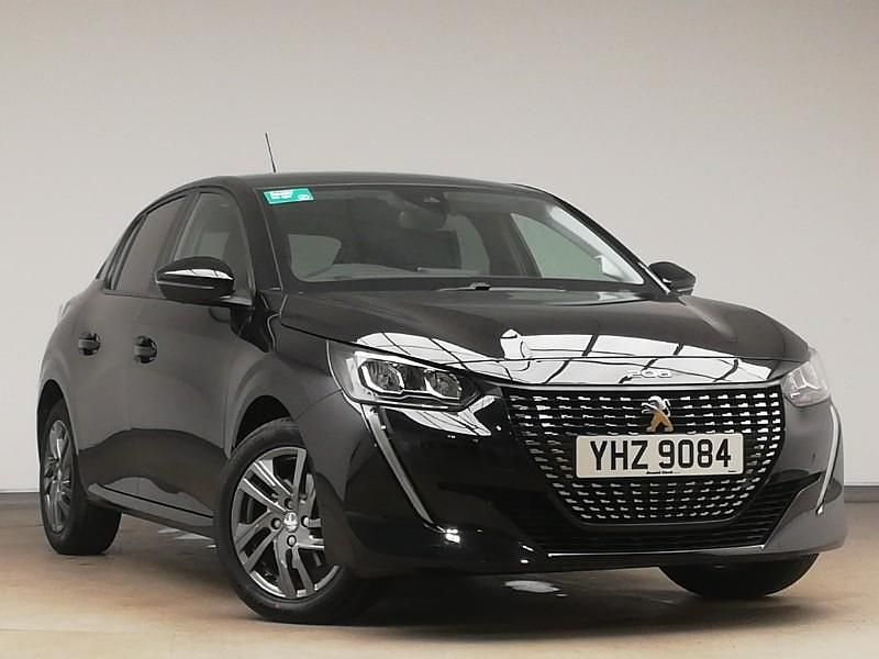 Black Used 2022 Peugeot 208 Active Premium Hatchback | £14,298 (Fair price) - Image 1/4