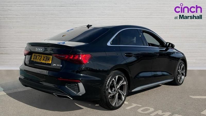 Used Audi A3 S-Line 150 HP (110 kW) 2023 Black Sedan